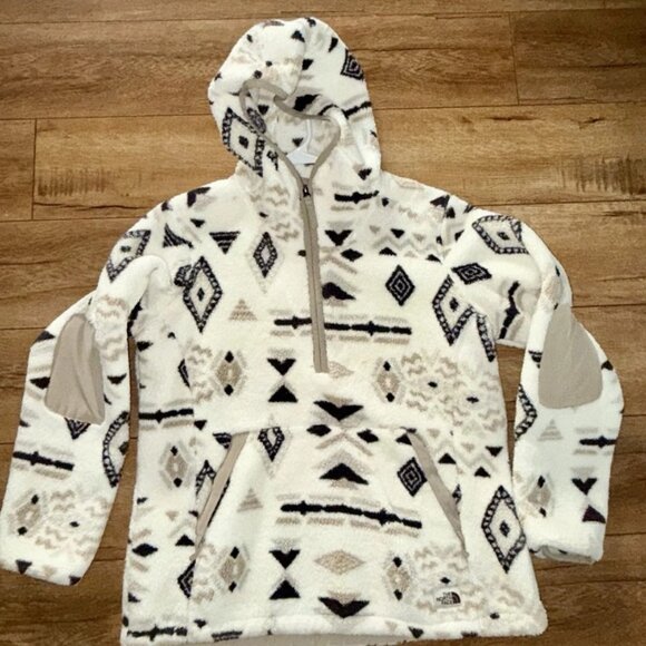 The North Face Hoodie Womens Large Campshire Nordic Cozy Fleece - Picture 4 of 11